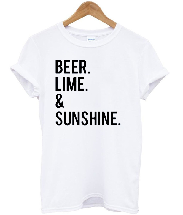 beer and sunshine shirt