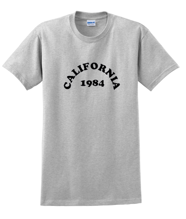 grey california t shirt