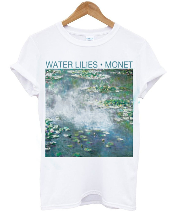 monet water lilies t shirt