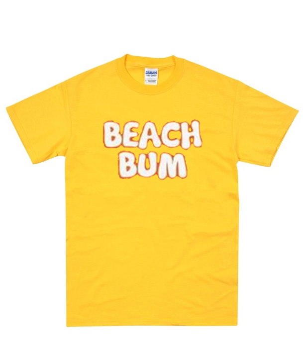 beach bum cat t shirt