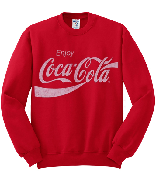 coca cola sweatshirt - clothzilla