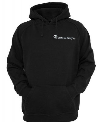 commes de garcon mens hoodie