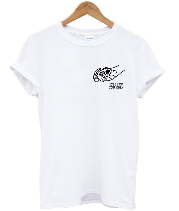 designer t shirt with eyes