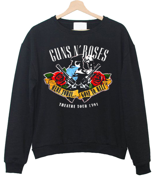 guns and roses sweatshirt