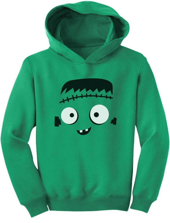 Monster Face Halloween Costume Toddler Hoodie