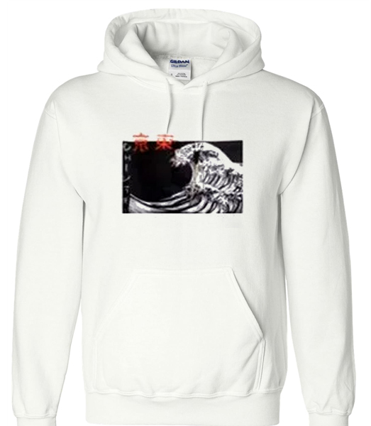 aesthetic white hoodie