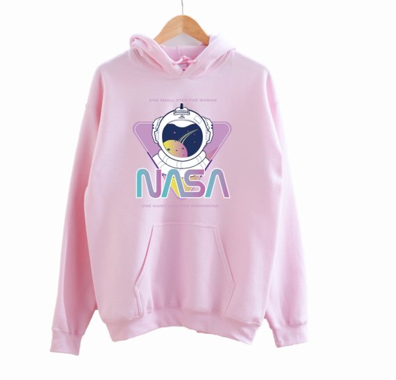 nasa pink hoodie